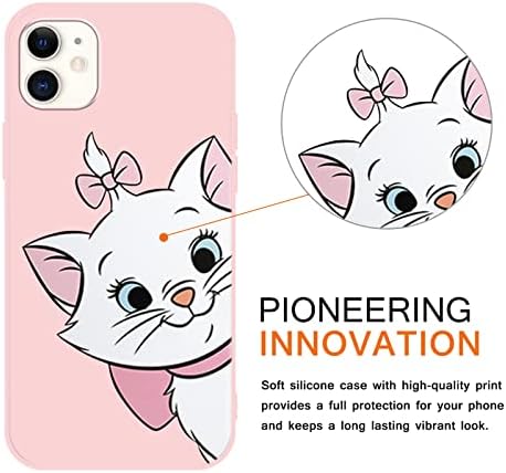 [2 חבילה] מארז חמוד עבור Apple iPhone 12 MINI MINI, CAT CARTOOON ילדים בנות אסתטיקה הדפס Kawaii כיסוי יערות בני נוער ייחודי עיצוב רך TPU